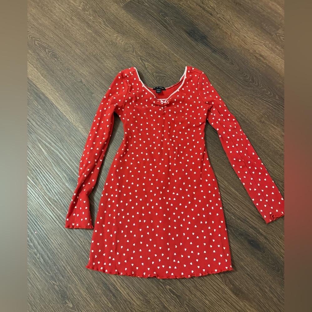 Art Class Red Heart Dress